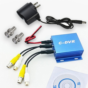 Package Contents DVR for video loop recording to a Micro SD Card from the ICU Car Camera