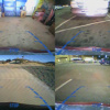 Video monitor view from front or rear backup camera