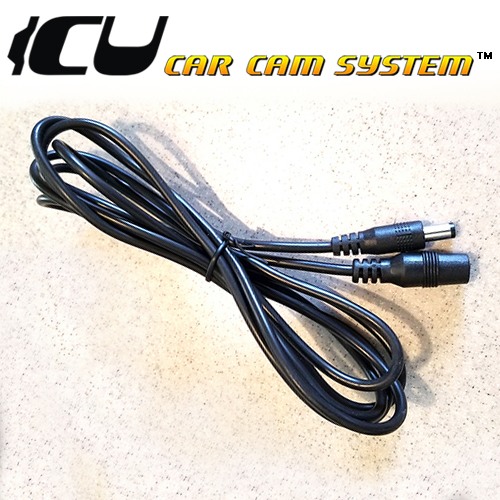 2 meter length (6.5 ft.) 12V DC Power Extension Cable for the ICU Car Cam System™