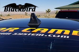 The Blackbird ICU Car Camera is a Full-time REAR VIEW Driving Camera to see behind you and your blind spots when driving. This is not a backup camera. Featuring our "DualCam" wide and standard angle cameras.
