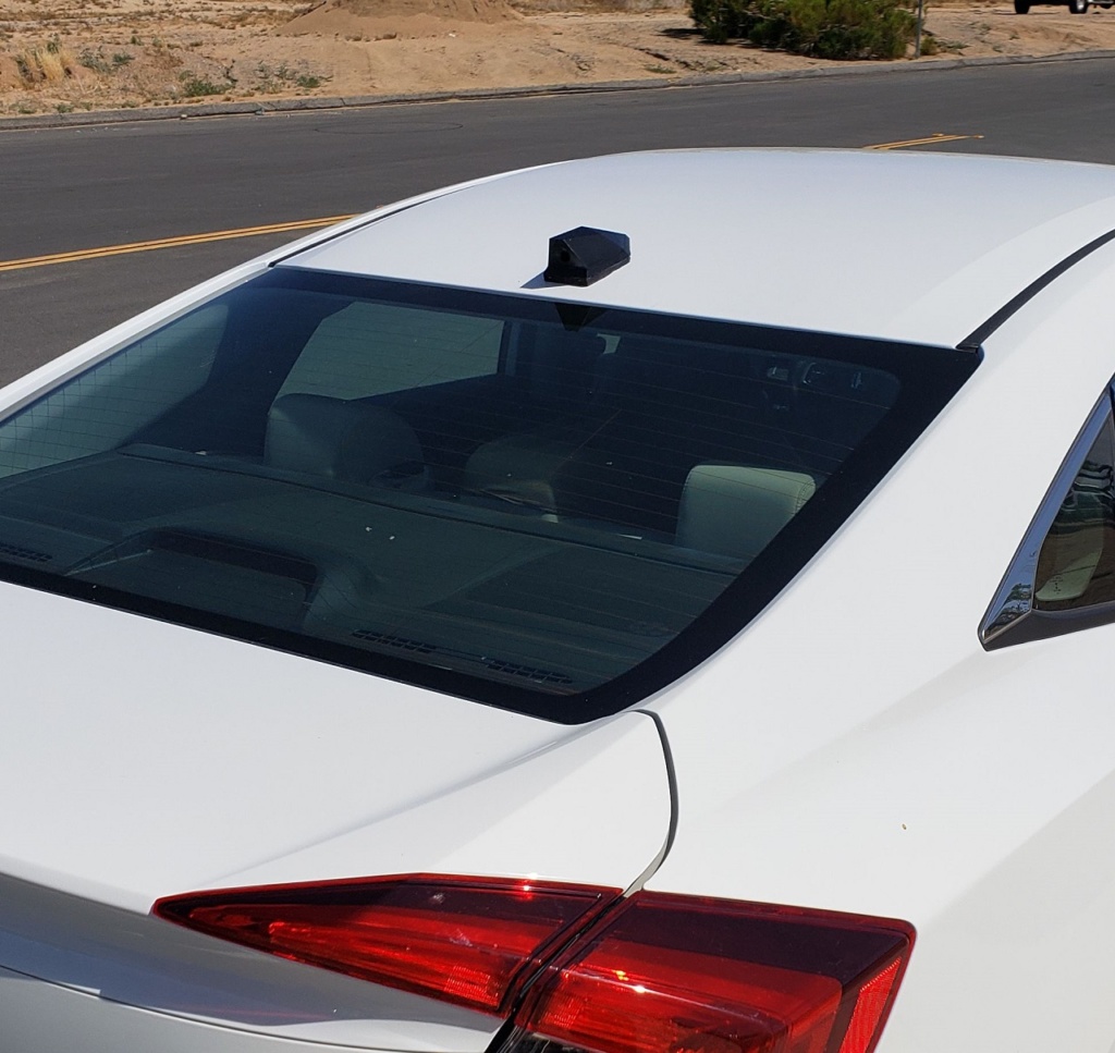 Honda Civic with a Phantom ICU Car Camera rear view camera installed