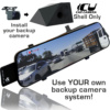 Compatable Streaming Mirror Monitor and AHD Backup Camera for the ICU Car Camera Shells